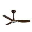 Ventilador de techo con luz Sulion Balcony LED madera motor 