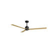 Ventilador de techo con luz Sulion Anne negro Ø160cm