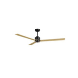 Ventilador de techo con luz Sulion Anne negro Ø160cm
