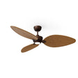 Ventilador de techo con luz Sulion Alma LED madera motor DC 