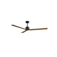 Ventilador de techo sin luz Sulion Anne negro Ø160cm