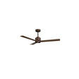 Ventilador de techo con luz Sulion Anne madera Ø127cm