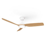Ventilador de techo con luz Sulion Dana blanco Ø132cm