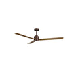 Ventilador de techo con luz Sulion Anne madera Ø160cm