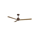 Ventilador de techo con luz Sulion Anne madera Ø160cm
