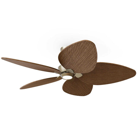 Ventilador de techo con luz Sulion Alma LED bronce motor DC 