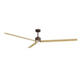 Ventilador de techo con luz Sulion Anne LED madera motor DC 