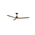 Ventilador de techo con luz Sulion Anne madera Ø160cm