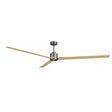 Ventilador de techo con luz Sulion Anne LED madera motor DC 