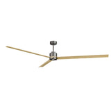 Ventilador de techo con luz Sulion Anne LED madera motor DC 