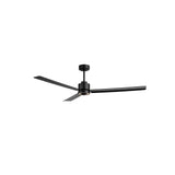 Ventilador de techo con luz Sulion Anne negro Ø160cm