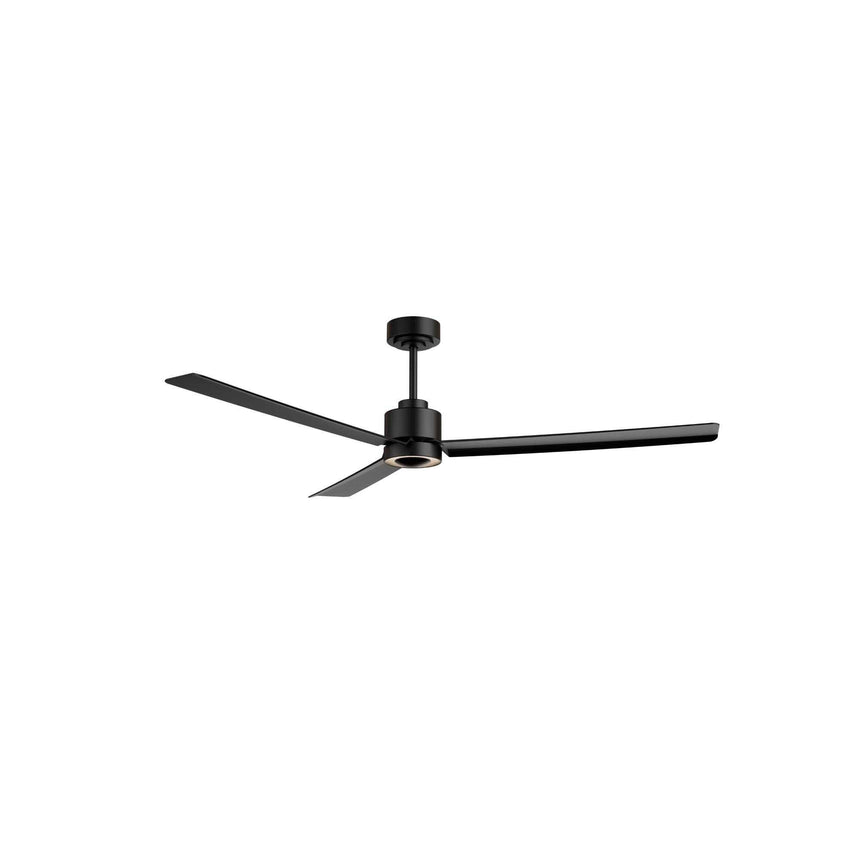 Ventilador de techo con luz Sulion Anne negro Ø160cm