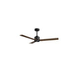 Ventilador de techo con luz Sulion Anne negro Ø127cm