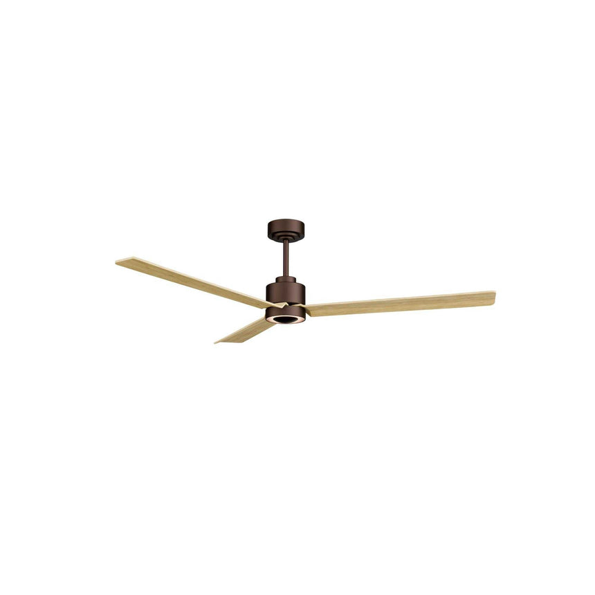 Ventilador de techo con luz Sulion Anne madera Ø160cm