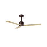 Ventilador de techo sin luz Sulion Anne madera Ø127cm