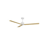 Ventilador de techo con luz Sulion Anne 160cm LED blanco y madera clara motor DC CCT 2245225
