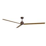 Ventilador de techo Sulion Anne LED madera motor DC con mand