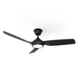 Ventilador de techo con luz Sulion Dana LED negro motor DC c