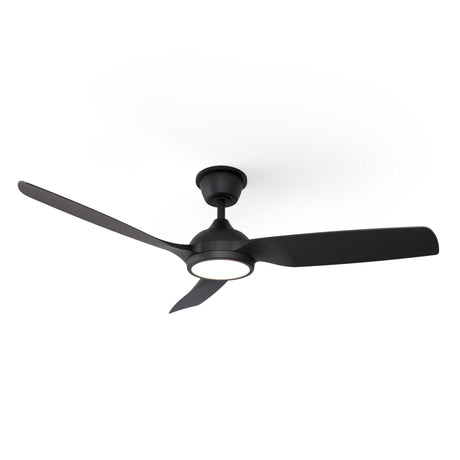 Ventilador de techo con luz Sulion Dana LED negro motor DC c