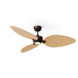 Ventilador de techo con luz Sulion Alma LED madera motor DC 