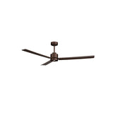 Ventilador de techo con luz Sulion Anne rosa Ø160cm