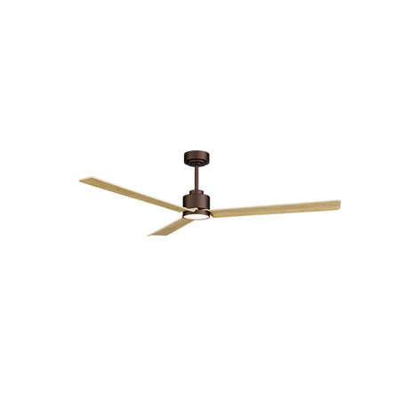 Ventilador de techo con luz Sulion Anne madera Ø160cm