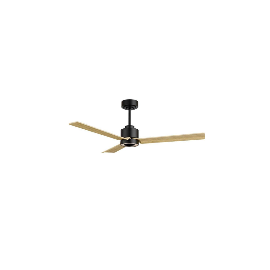 Ventilador de techo con luz Sulion Anne negro Ø127cm