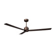 Ventilador de techo con luz Sulion Anne rosa Ø160cm