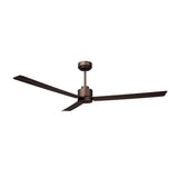 Ventilador de techo con luz Sulion Anne rosa Ø160cm