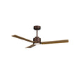 Ventilador de techo con luz Sulion Anne madera Ø127cm