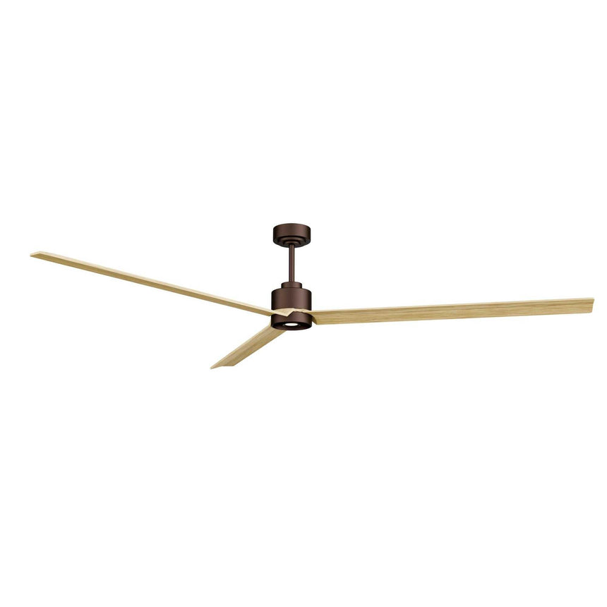 Ventilador de techo con luz Sulion Anne LED madera motor DC 