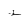 Ventilador de techo con luz Sulion Anne negro Ø127cm