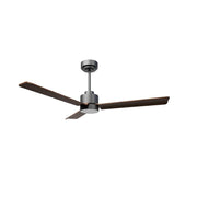 Ventilador de techo con luz Sulion Anne 220cm gris grafito y madera oscura motor DC 2247472