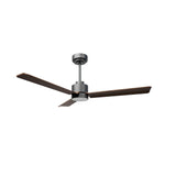 Ventilador de techo Sulion Anne 160cm gris grafito y madera oscura motor DC 2246369