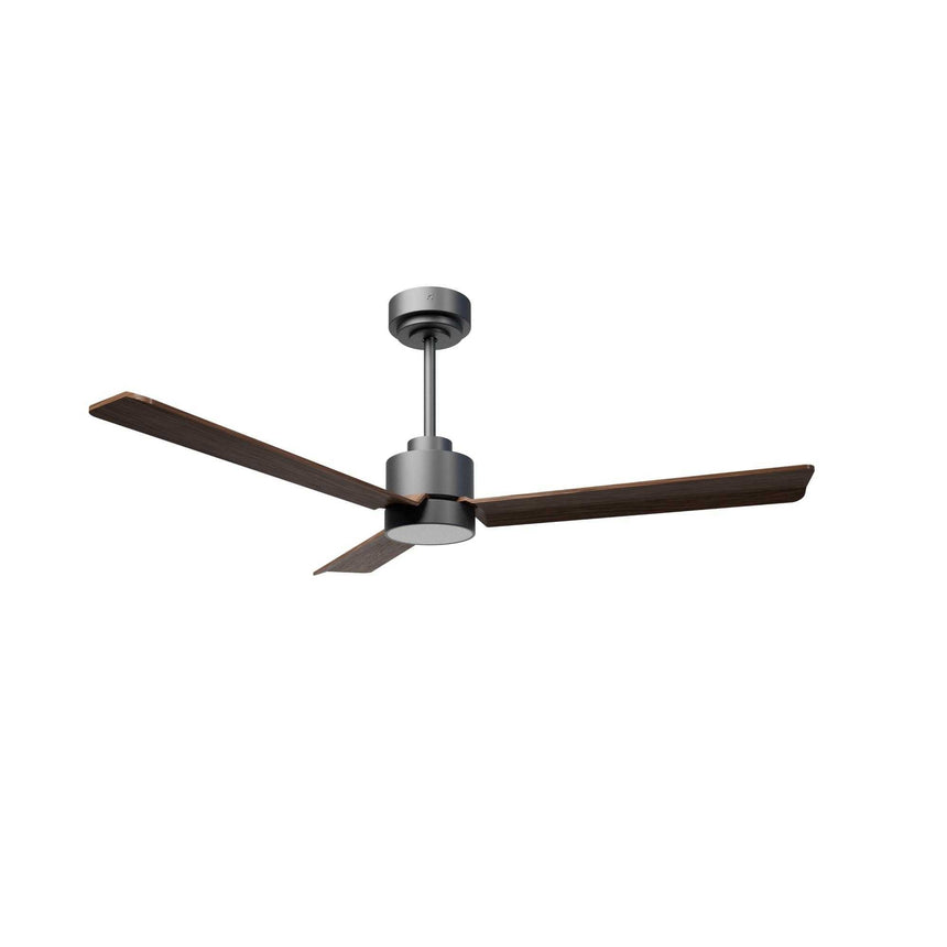 Ventilador de techo Sulion Anne 160cm gris grafito y madera oscura motor DC 2246369