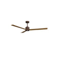 Ventilador de techo con luz Sulion Anne madera Ø160cm