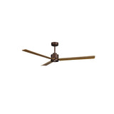 Ventilador de techo con luz Sulion Anne madera Ø160cm