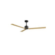 Ventilador de techo sin luz Sulion Anne negro Ø160cm
