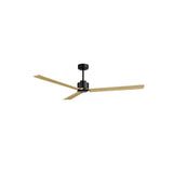 Ventilador de techo sin luz Sulion Anne negro Ø160cm