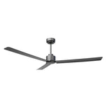 Ventilador de techo con luz Sulion Anne 160cm LED gris grafito motor DC CCT regulable 2246413