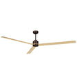 Ventilador de techo con luz Sulion Anne LED madera motor DC 