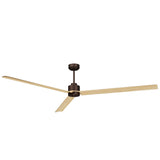 Ventilador de techo con luz Sulion Anne LED madera motor DC 