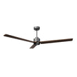 Ventilador de techo con luz Sulion Anne LED madera motor DC 