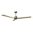 Ventilador de techo con luz Sulion Anne LED madera motor DC 