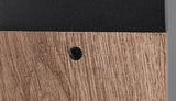 Detalle del sensor de luz y del acabado imitación madera de la baliza Trio Ardila 411660135