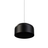Lámpara de techo colgante Sulion Valentina LED metal CCT Ø25cm 18W blanco y tulipa negra — ref. 2199832 (4)
