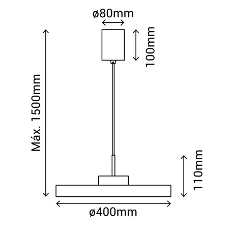 Plafón Sulion Valentina LED metal CCT Ø40cm 18W 2191737