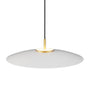 Lámpara de techo colgante Sulion Valentina LED metal CCT Ø50cm 18W latón y tulipa blanca — ref. 2191898 (1)