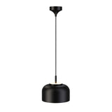 Lámpara de techo colgante Sulion Valentina LED metal CCT Ø25cm 18W blanco y tulipa negra — ref. 2199832 (3)