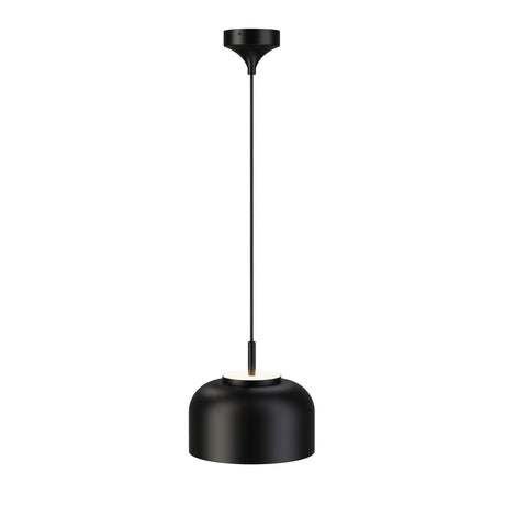 Lámpara de techo colgante Sulion Valentina LED metal CCT Ø25cm 18W blanco y tulipa negra — ref. 2199832 (3)